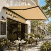 Anti Aging Outdoor Shading Rainproof Alloy Factory Direct Patio Side Retractable Awning Aluminium Outdoor