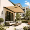Certified CE OEKO TEX Safe Eco Aluminum Factory Direct Outdoor Retractable Awning Aluminium Outdoor