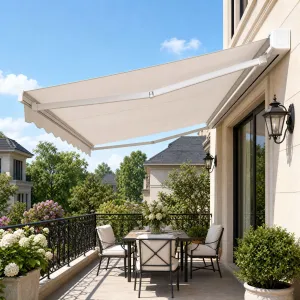 Deck Awning Retractable Motorized House Pergola LED Light Aluminum Frame Outdoor Sun Shade Canopy Wholesale Supply