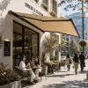 Fast Install Easy Assembly Motorized Aluminum Wholesale Villa Garden Retractable Awning Aluminium Outdoor