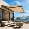 Household Electric Fold Arm Sunshade Aluminium Wholesale Balcony Deck Retractable Awning Aluminium Outdoor