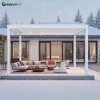 3x2m-3x7m Aluminium Metal Outdoor Pergolas Powder Coated Frame Finish Gazebo for Outdoor Use