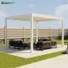 3x3 3x4 4x4 6x4 m OEM Factory Modern Outdoor Bioclimatic Pergola Aluminum Louver Pergola