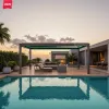 Bioclimatica Pergola OEM Shade Aluminum Garden Outdoor Patio Pergola Furniture with Zip Screen