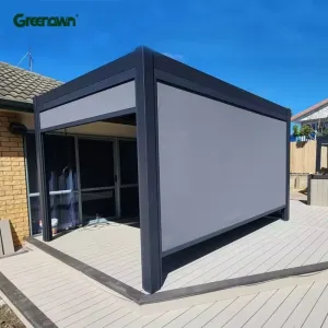 Four Season Modern Outdoor Aluminium Patio Rain Cover Retractable Patio Cover