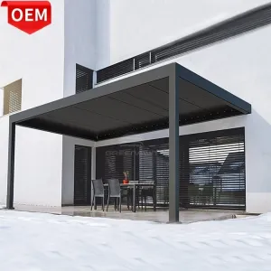 Hot Sales Manual Motorized Easy and Fast Setup Aluminum Pergolas Bioclimatic