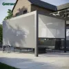 Self Supporting Rain Protection Pergola Roof System for Outdoor Living