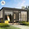 Aluminum Pergola Waterproof Custom Motorized Outdoor Louvered Pergola Aluminum Modern Bioclimatic Pergola Aluminium Gazebo