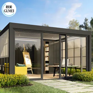 Aluminum Pergola Waterproof Custom Motorized Outdoor Louvered Pergola Aluminum Modern Bioclimatic Pergola Aluminium Gazebo