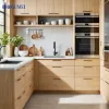 Assemble Cuisine Complete Wooden Kitchen Furniture Kitchen Cabinets Set With Storage Island and Counter