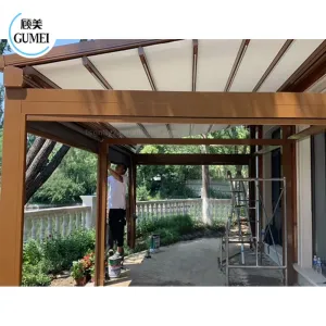 Cheap Price Motorized Waterproof Pergola Roof Patio Canopy Retractable Roof