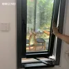 Crank Awning Window Modern Double Glazed Thermal Insulation Aluminum Windows for House