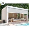 Custom Outdoor Garden 3x3 3x4 m Louvered Pergola Aluminum Garden Building Modern Motorized Outdoor Bioclimatic Aluminium Pergola
