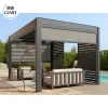 Customizable Size Motorized Aluminum Retractable Pergola Aluminium Outdoor Waterproof Bioclimatic Pergola
