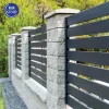 Customization Aluminum Privacy Fence Panels Black Garden Metal Privacy Fence Screen Outdoor Privacy Aluminium Fence for Home