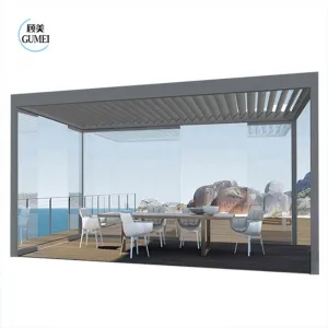 Customized All Season Aluminum Gable Free Standing Sunroom Winter Garden Houses