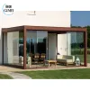 Customized New Design Outdoor Pergola Motorized Waterproof Louvered Bioclimatic Pergola
