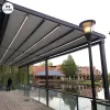 Customized Retractable Canopy Waterproof Motorized Awning Roof with Led or Side Screen