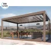 Customized Waterproof Bioclimatic Pergola Aluminum Gazebo Motorized Louvered Pergola