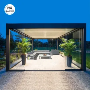 Customized Winter Garden Free Standing Aluminum Frame Aluminum Outdoor Glass House