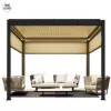 Easy Assembled Manual or Motorized Aluminum Pergola Waterproof Louver Roof Pergola
