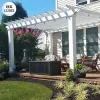 Factory Direct Supply Eco-friendly Aluminum Alloy Garden Grape Trellis Pergola