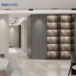 Full Set of Modern Kitchen Cabinets One-stop Customization Service Luxury Villa Hotel Project Whole House 3D Interior Design