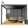 Gumei Manual Waterproof Aluminum Bioclimatique Roof Louver Rainproof Louver Pergola Aluminium Outdoor