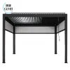 Gumei Modern Aluminum Awning Electric Curtain Roof Patio Waterproof Bioclimatic Outdoor Motorized Automatic Pergola Shades