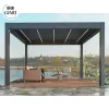 Gumei Outdoor Waterproof Aluminum Pergola 3x3 3x4 Garden Building Outdoor Patio Motorized Louvered Pergola Aluminium