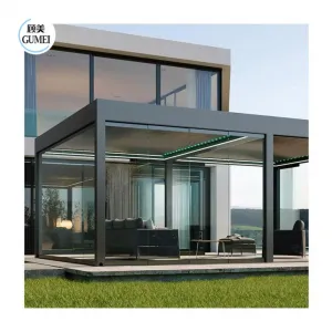 Hot Sale Popular Design Aluminum Frame Glass House Outdoor Winter Garden Glass Sunroom