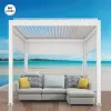 Hot Selling 3X3 Aluminum Frame Pergola Sun Shad Aluminum Gazebos for Outdoor Patio With LED Light