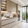 Kitchen Furniture Solid Wood Design Lacquer Painting Kitchen Cupboard White Kitchen Cabinet Sets Accessories