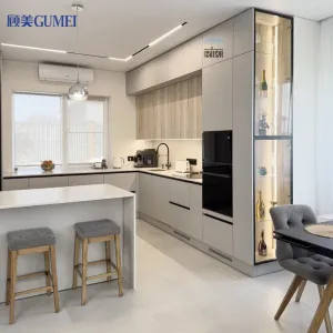Manufacture Kitchen Modular Island Cucina Modern Kitchen Cabinets