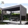 Modern Bioclimatic Pergola Garden Aluminium Pergolas Louvered Roof Louver Pergola for Outdoor Swimming Pool