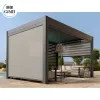 Modern Garden Waterproof Aluminium Bioclimatic Pergola Roof Kits Outdoor Aluminum Pergola Outdoor