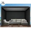Motorised Outdoor Gazebo Modern Aluminium Louvre Roof Bioclimatic Pergola for Sunshade Pergola Patio Roof