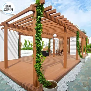 New Design Outdoor Aluminium Patio Pergola Garden Aluminium Gazabo Modern Pergola