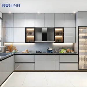 Small Kitchen Cabinet Complete and Set White Home Kitchen Cabinet for Home Furniture Designs Modular Modern Island Cabinet