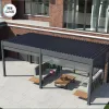 Waterproof Louver Roof System Kits Outdoor Gazebo Garden Bioclimatic Aluminium Luxury Modern Pergola