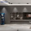 Whole House Customization Full Set of Cabinets and Kitchen Cabinets One-stop Service 3D Interior Design Villa Hotel Project