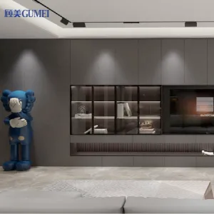 Whole House Customization Full Set of Cabinets and Kitchen Cabinets One-stop Service 3D Interior Design Villa Hotel Project