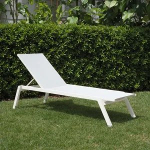 Aluminum Outdoor Garden Sun Lounger Courtyard Swimming Pool Sun Bed for Rest Garden Outdoor Furniture Set