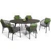 Aluminum Outdoor Table and Chairs Set Garden Chair for Restaurant Hotel Villa Camping Balcony Party Garden Outdoor Furniture Set