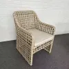Classic Aluminum Outdoor Rattan Outdoor Chair Set Villa Garden Chair Cafe Bistro Chair