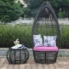 Fashion Design Outdoor Leisure Patio Garden Courtyard Furniture Rattan Table and Chair Set Garden Outdoor Furniture Set