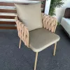 Garden Luxury Villa High End Outdoor Chairs for Restaurant Outdoor Chair Set