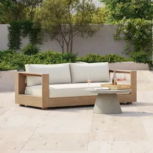 Modular Sectional Teak Patio Outdoor Sofa Modern Garden Set Furniture for Hotels Wood Material