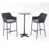 Outdoor Aluminum Furniture High Stool Garden Rope Bar Chair Garden Outdoor Furniture Set