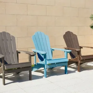 Hot Sale Adirondack Chair Modern Design Wood Outdoor Furniture for Garden Patio Beach Pool-Sun Lounger for Hotels